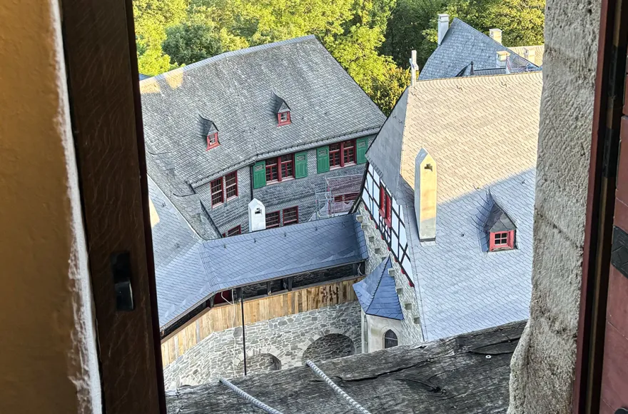 Abseilen vom Schloss Burg Solingen
