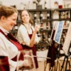 Aktmalerei mit Weintasting Köln