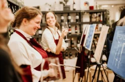 Aktmalerei München mit Weintasting