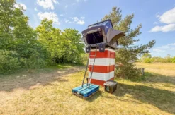 Außergewöhnlich Übernachten im Dachzelt Sandsted für 2