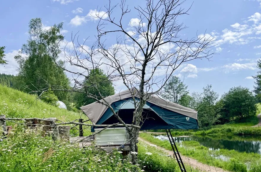 Außergewöhnlich Übernachten im Dachzelt Furtwangen für 2 (2 Nächte)