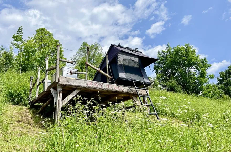 Außergewöhnlich Übernachten im Dachzelt Furtwangen für 2 (2 Nächte)
