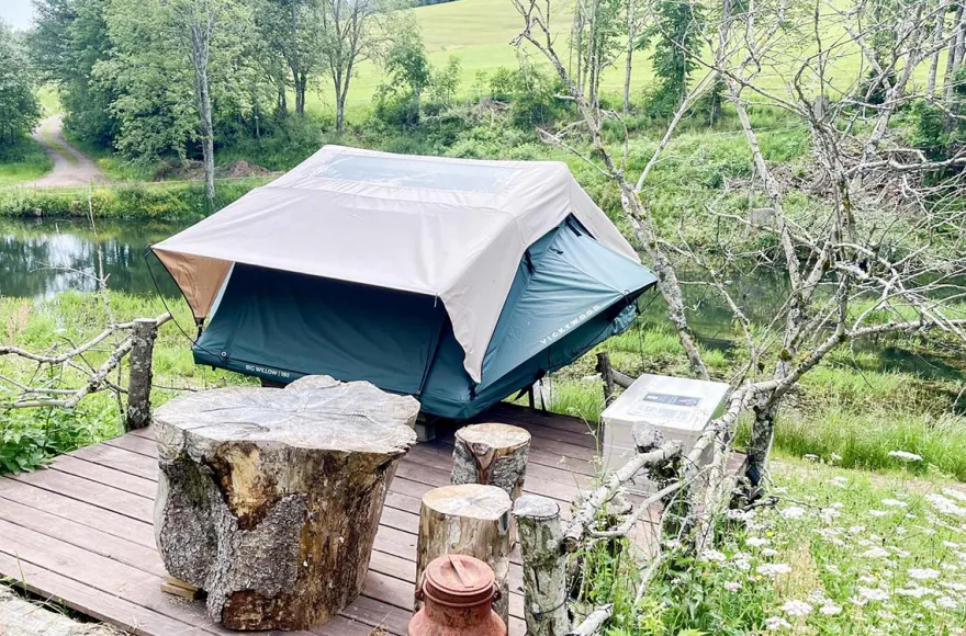 Außergewöhnlich Übernachten im Dachzelt Furtwangen für 2 (2 Nächte)