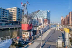 Außergewöhnlich Übernachten im Hafenkran Hamburg für 2 (1 Nacht)