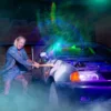 Auto zertrümmern Fotoshooting Langenau