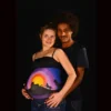 Babybauch Bodypainting Farchant