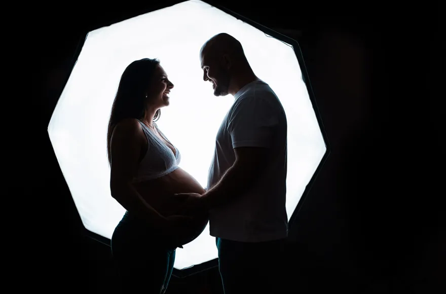 Babybauch Fotoshooting