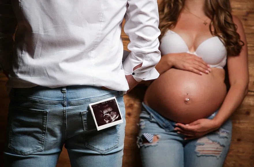 Babybauch Fotoshooting