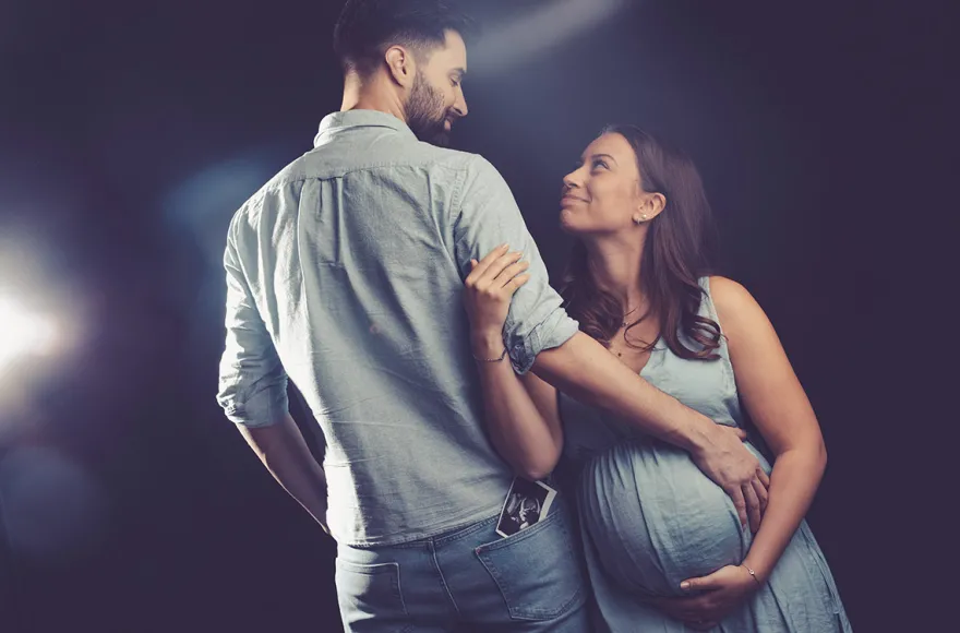 Babybauch Fotoshooting