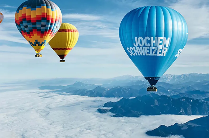 Ballonfahrt Winterzauber Oy Mittelberg