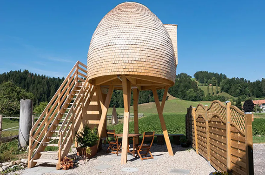 Baumhaus Übernachtung in Ranflüh Bern für 2
