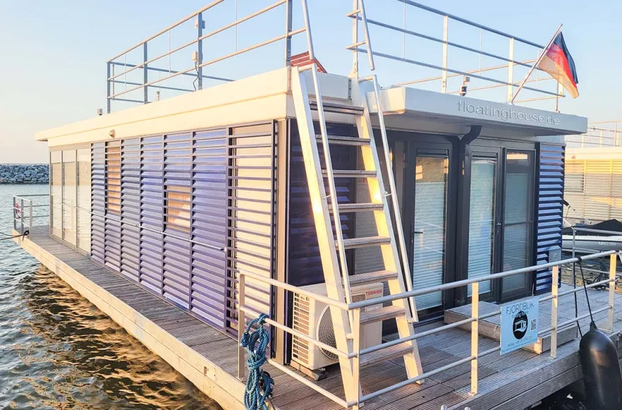Übernachtung auf dem Hausboot Fjordblik Barth für 2 (2 Nächte)