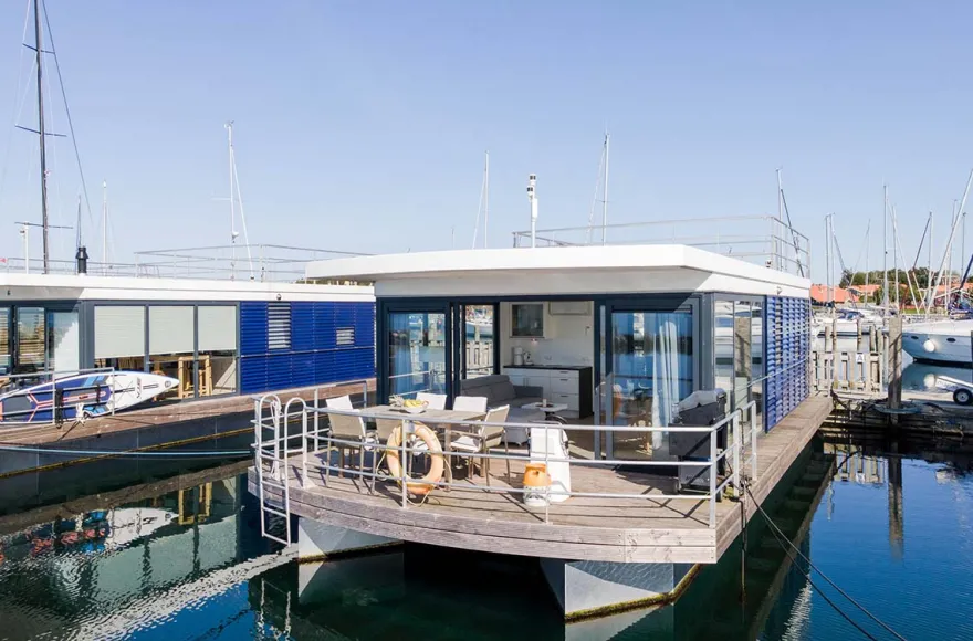 Übernachtung auf dem Hausboot Fjordblik Barth für 2 (2 Nächte)