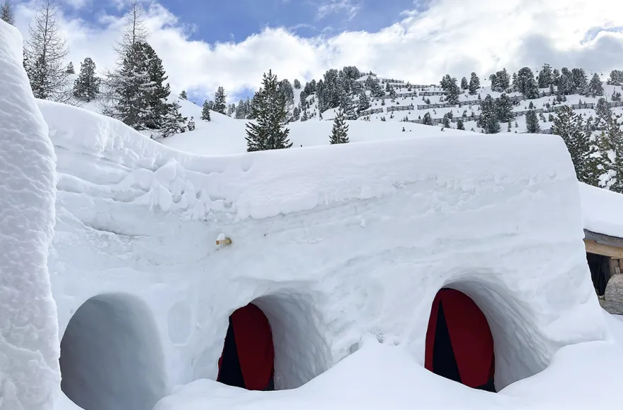 Übernachtung im Kristall Iglu Ötz für 2 (1 Nacht)