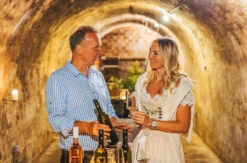 Übernachtung im Weinfass Deluxe mit Wellness Grub an der March