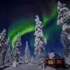 Übernachtung in der Glasdach-Hütte in Lappland für 2