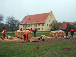 Blockhaus bauen Schnupperkurs