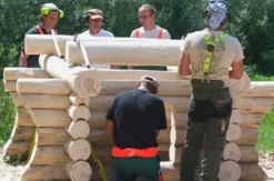 Blockhaus bauen Schnupperkurs