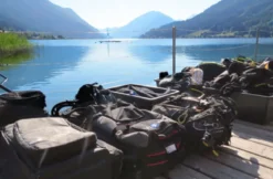 Bootstauchgang im Weißensee