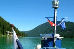Bootstauchgang im Weißensee