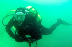 Bootstauchgang im Weißensee
