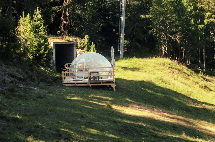 Bubble Übernachtung in der Sternengucker Suite für 2 (1 Nacht) in Wallis