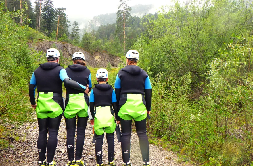 Canyoning-Einsteigertour Steeg (halbtags)