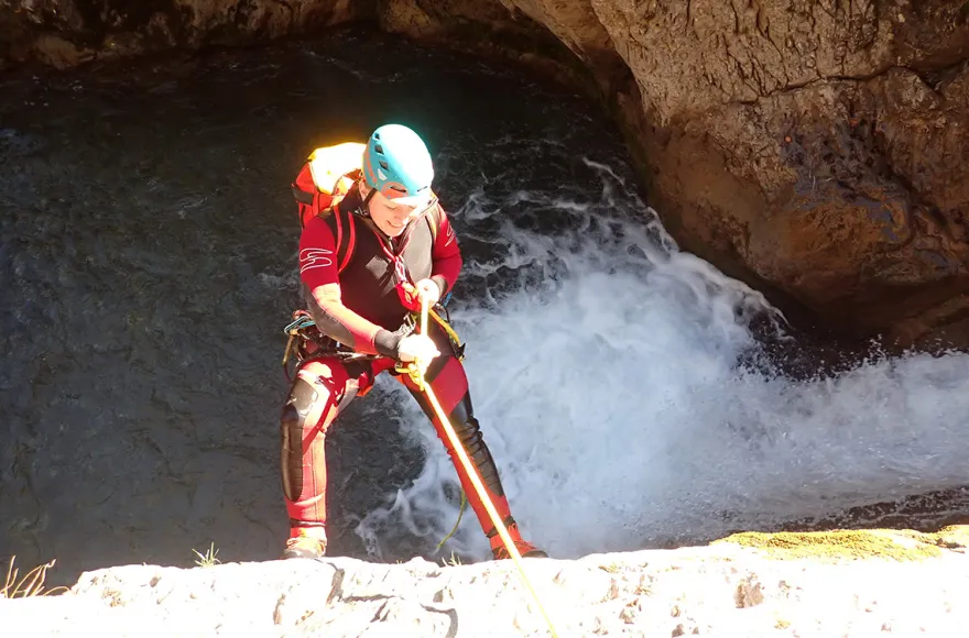 Canyoning-Einsteigertour Steeg (halbtags)