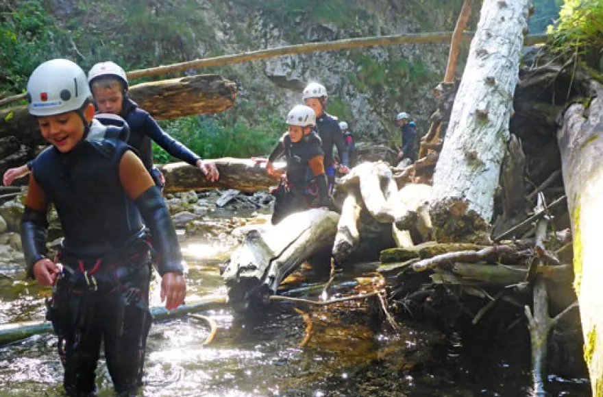 Canyoning für Kinder