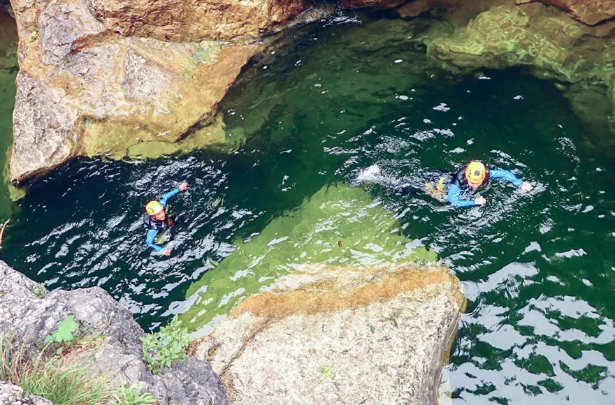 Canyoning in der Almbachklamm für Einsteiger (3-4 Std.)