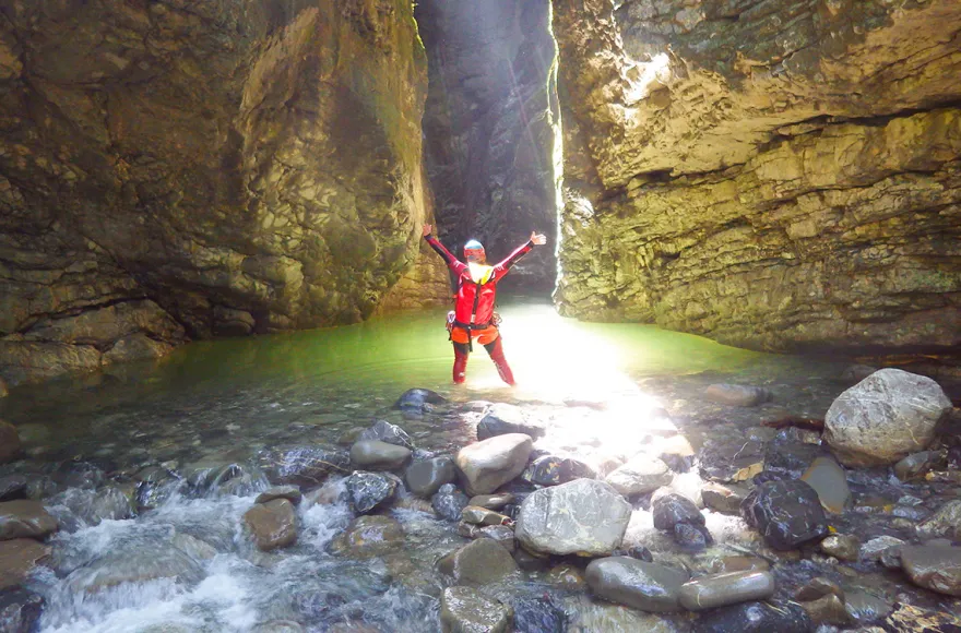 Canyoning-Tour Dornbirn (Fortgeschrittene)