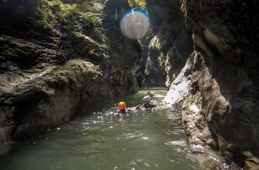 Canyoning Tour für Fortgeschrittene Dornbirn