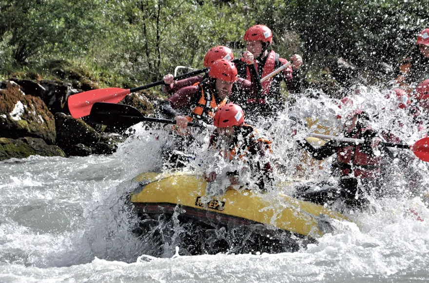 Canyoning und Rafting auf der Salzach (8 Std.)