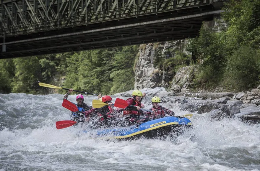 Canyoning und Rafting auf der Salzach (8 Std.)