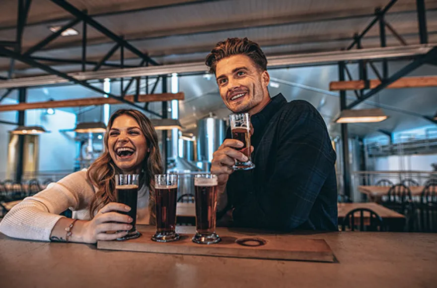 Craft Beer Tasting im Dunkeln in Wetzlar