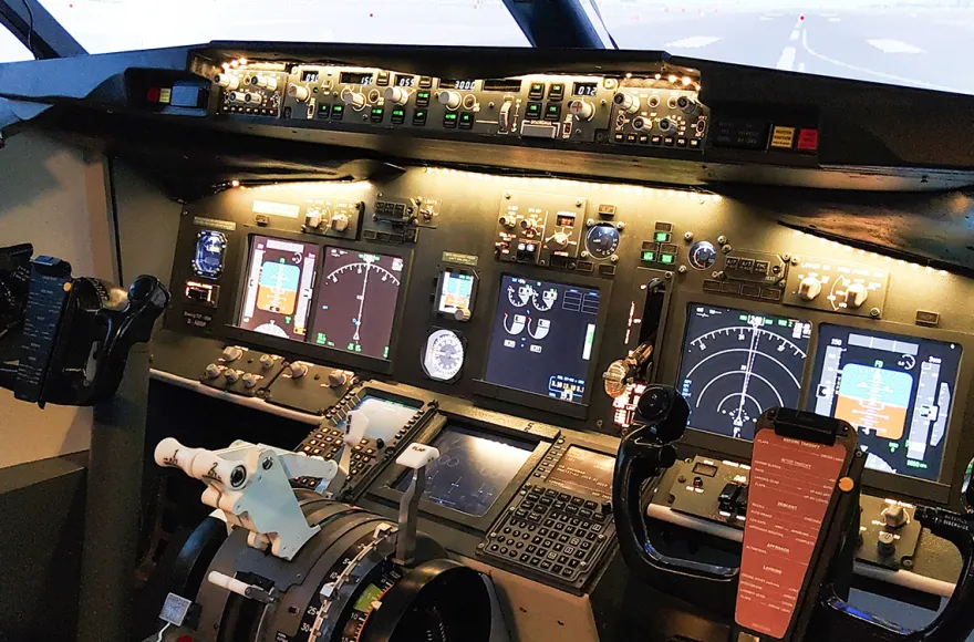 3D-Flugsimulator Boeing 737 Frankfurt am Main
