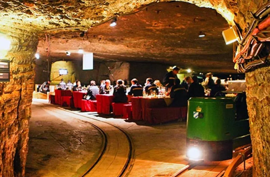 Dinner im Salzbergwerk Berchtesgaden