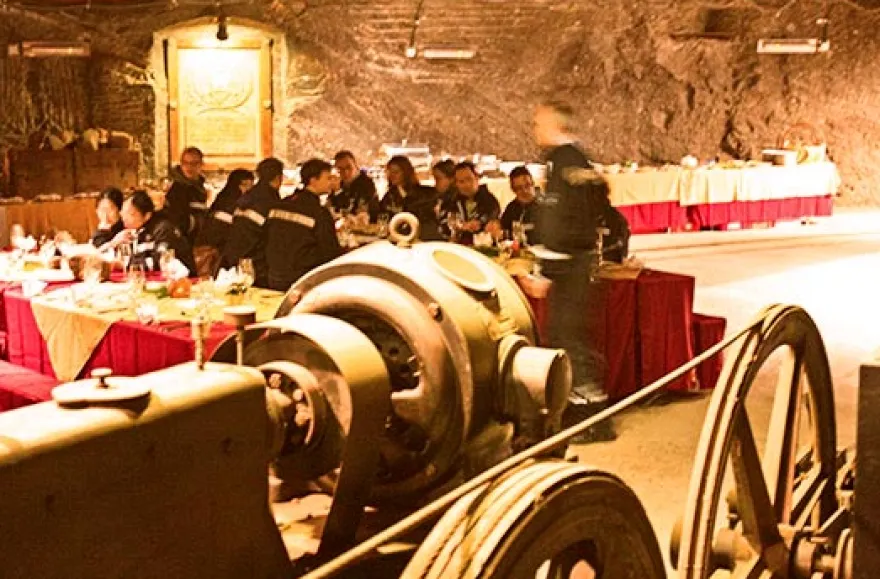 Dinner im Salzbergwerk Berchtesgaden