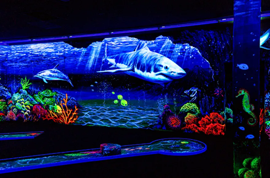 3D Schwarzlicht Minigolf Schwäbisch Gmünd