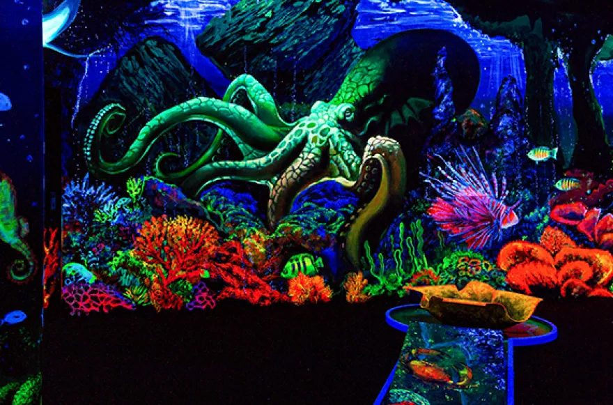 3D Schwarzlicht Minigolf Schwäbisch Gmünd