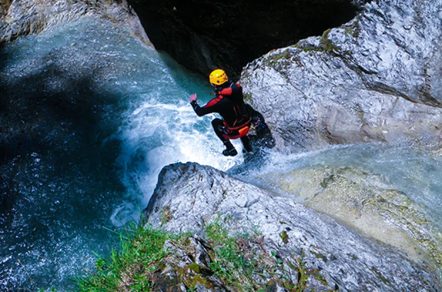 Einsteiger Canyoning Tour Kiefersfelden (3 Stunden)