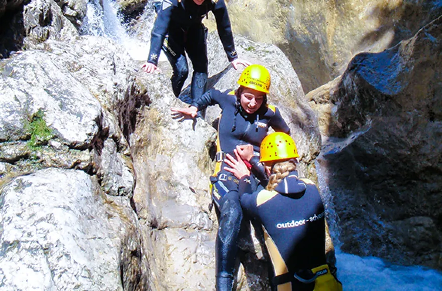 Einsteiger Canyoning Tour Kiefersfelden (3 Stunden)