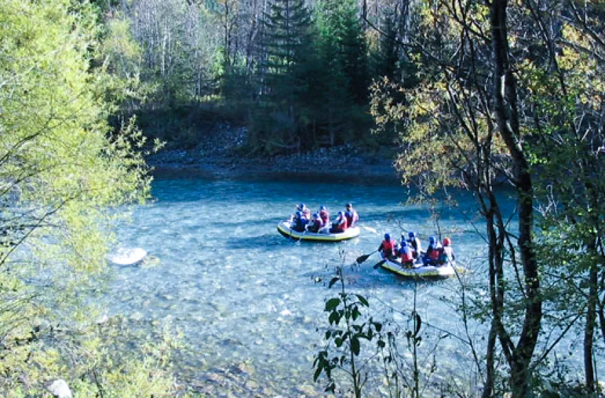 Einsteiger-Rafting-Tour im Allgäu