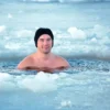 Eisbaden in Menden
