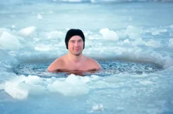 Eisbaden in Menden