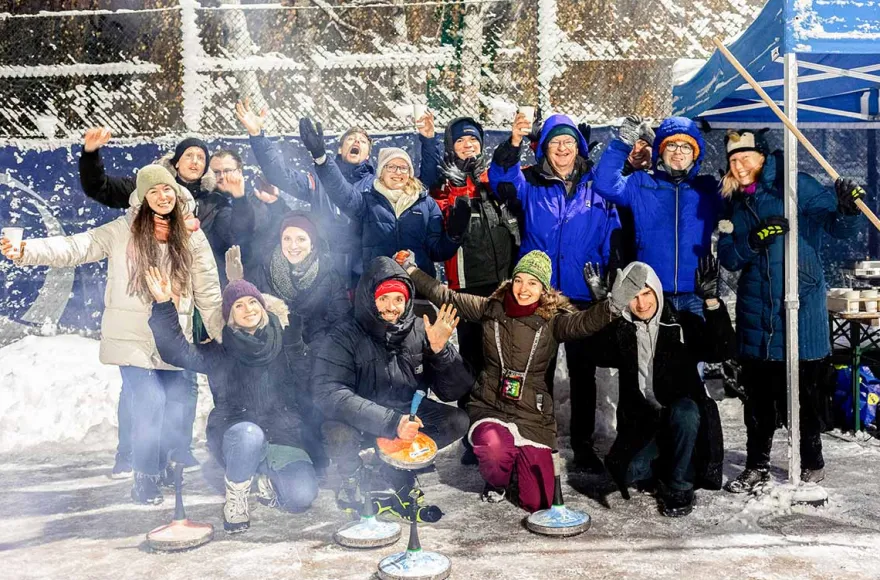 Eisstockschießen für bis zu 8 Personen Wien