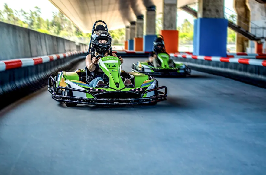 E-Kart fahren am Hockenheimring