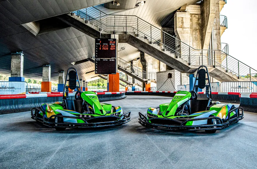 E-Kart fahren am Hockenheimring
