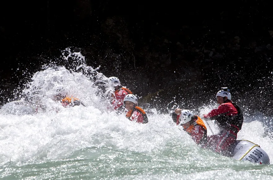 Extrem-Rafting im Ötztal