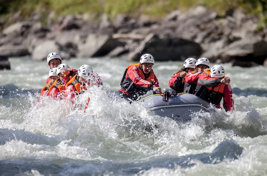 Extrem-Rafting im Ötztal